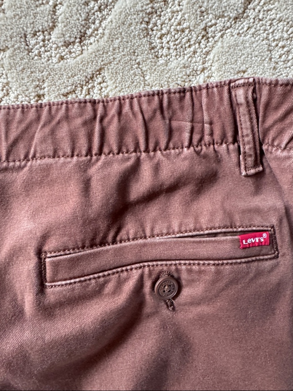 Levi’s XX Chino EZ Drawstring Pants - Brown- Men’s Size L - Picture 12 of 13